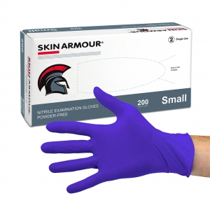 (S) SKIN ARMOUR® Nitrile Examination Gloves